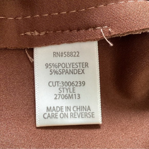 Max Studio NWT Women's Faux Suede A-Line Midi Skirt Size Large - Picture 6 of 7